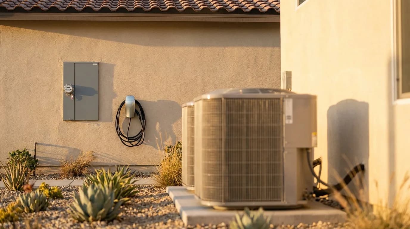 Electrifying an Older Temecula Home: EV Charger, Heat Pump, and Induction on One Panel